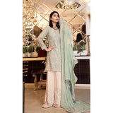 Elaf Premium - Chiffon Collection (Pastel Pistachio-303)