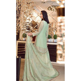 Elaf Premium - Chiffon Collection (Pastel Pistachio-303)