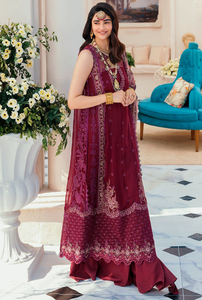 Noor - Chiffon Laserkari by Saadia Asad (D6-MARLET)