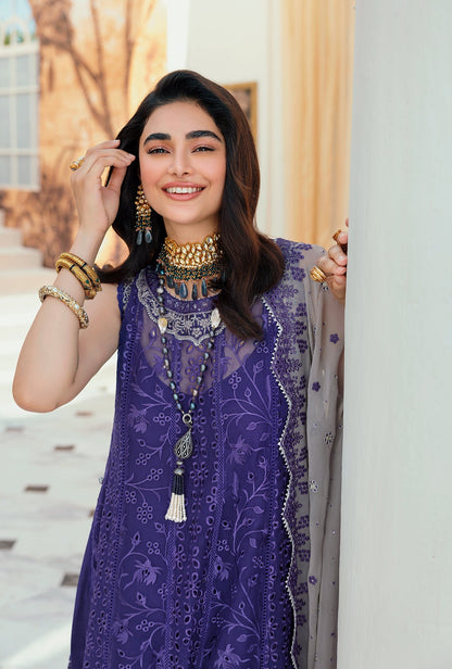 Noor - Chiffon Laserkari by Saadia Asad (D4-SONREIR)