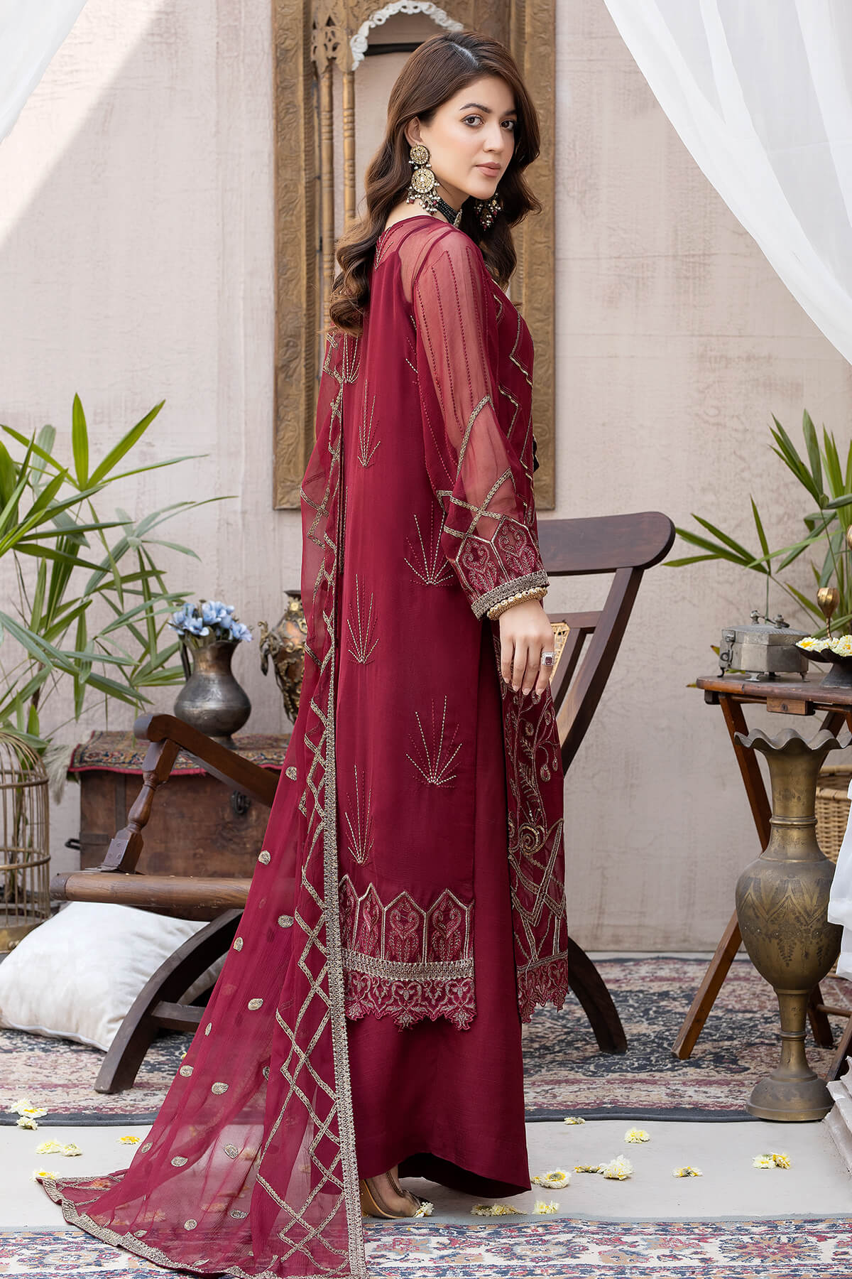 Zahra by Zainab Manan (ZM-21 Dutchess Red)