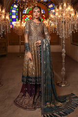 Mbroidered by Maria.B - Heritage Edition (Metalic Brown & Teal BD-1702)