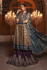 Mbroidered by Maria.B - Heritage Edition (Metalic Brown & Teal BD-1702)